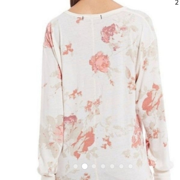 Free People Floral Print Top New With Tag - Picture 2 of 9